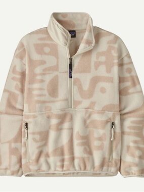 Patagonia womens Synchilla Marsupial pullover half zip large